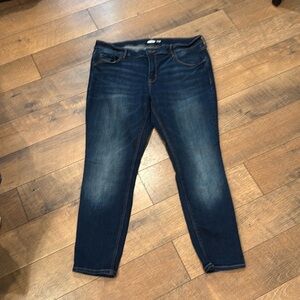 Old Navy Rockstar Super Skinny 16 Petite Blue Jeans